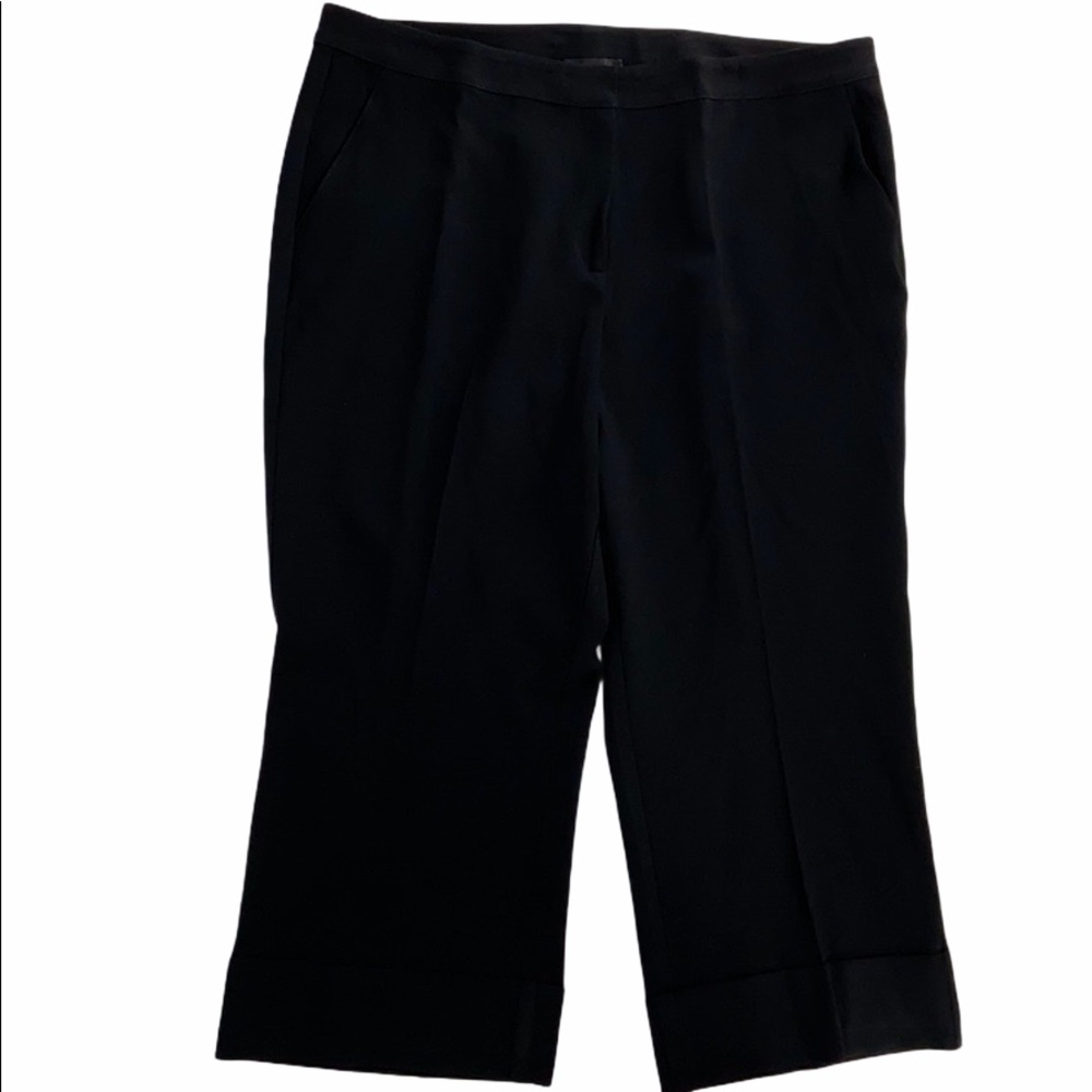 St John size 16 shorts black cuffed shorts